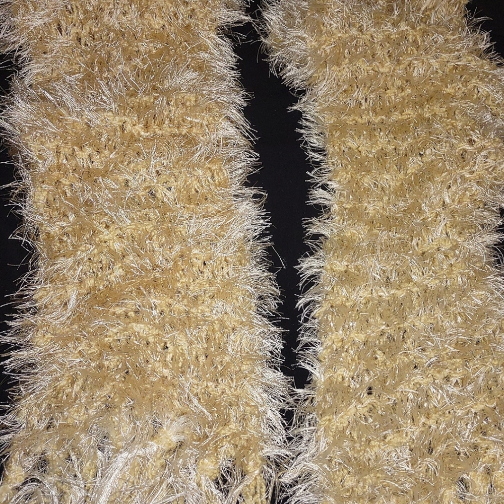 Hand Made Crochet Scarf, Elegant, Original, One Of A Kind